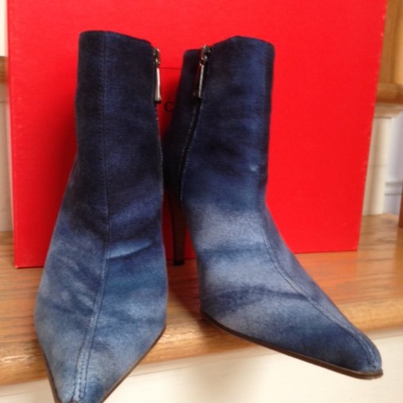 CLAUDIA CIUTI BOOTS , Size: 7.5 M Color Blue Made in ITALY - Picture 8 of 8
